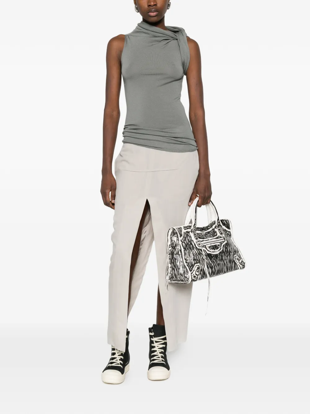 Rick Owens Mouwloze top Grijs
