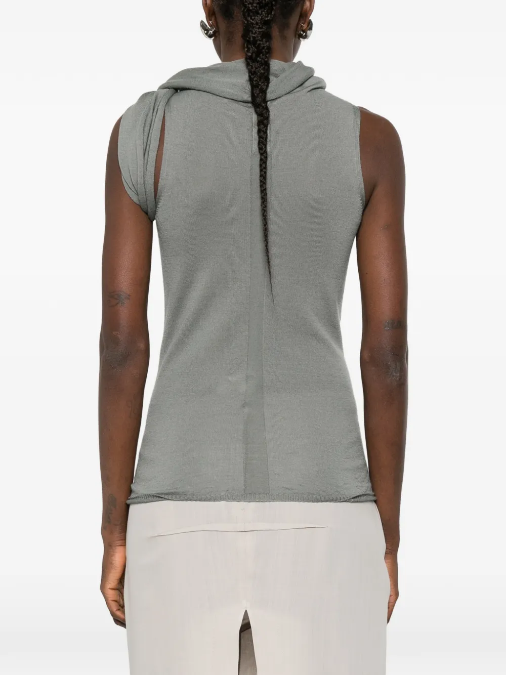 Rick Owens Mouwloze top Grijs