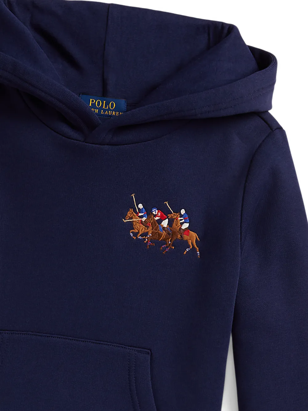 POLO RALPH LAUREN KIDS Hoodie met borduurwerk Blauw