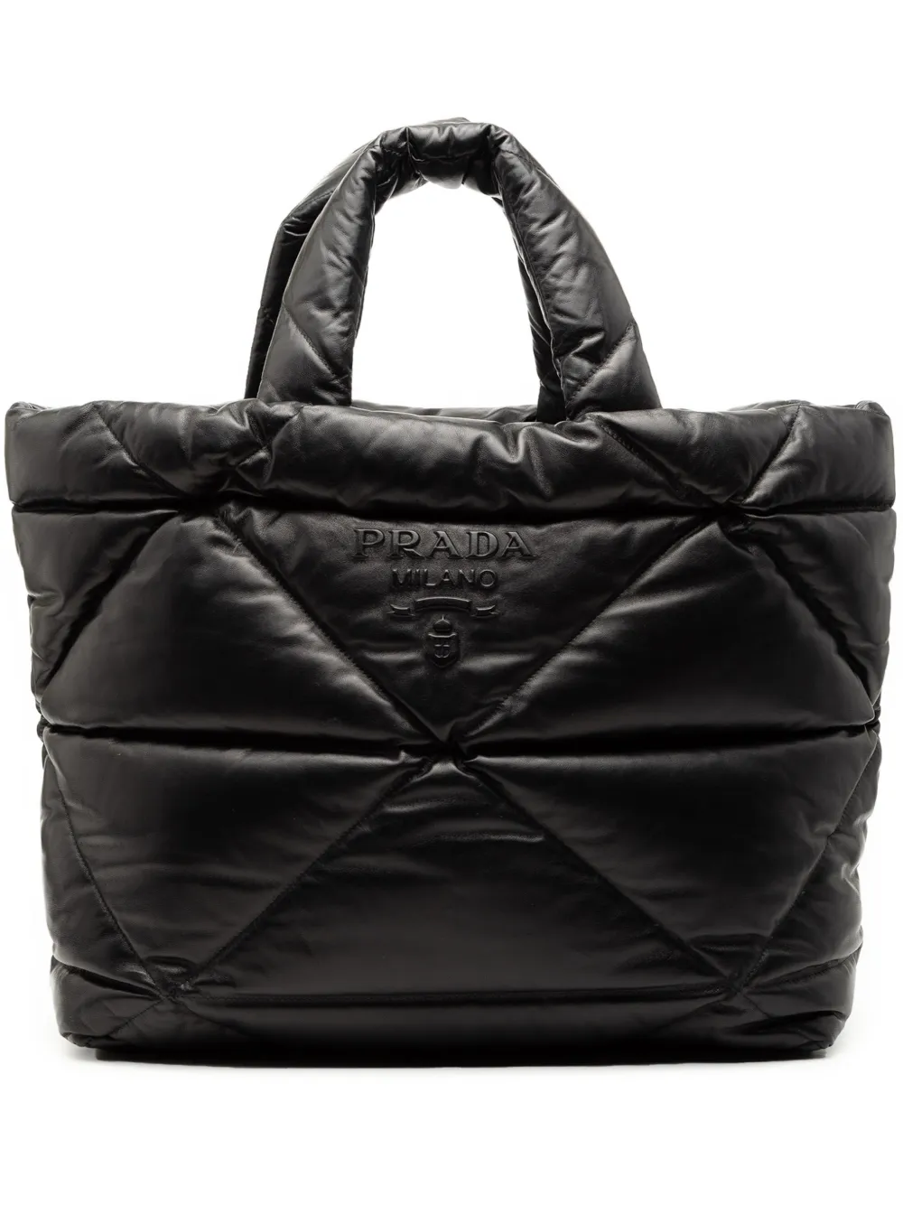 Prada Pre-Owned 2013-2025 Large Quilted Nappa Padded tote bag - Nero
