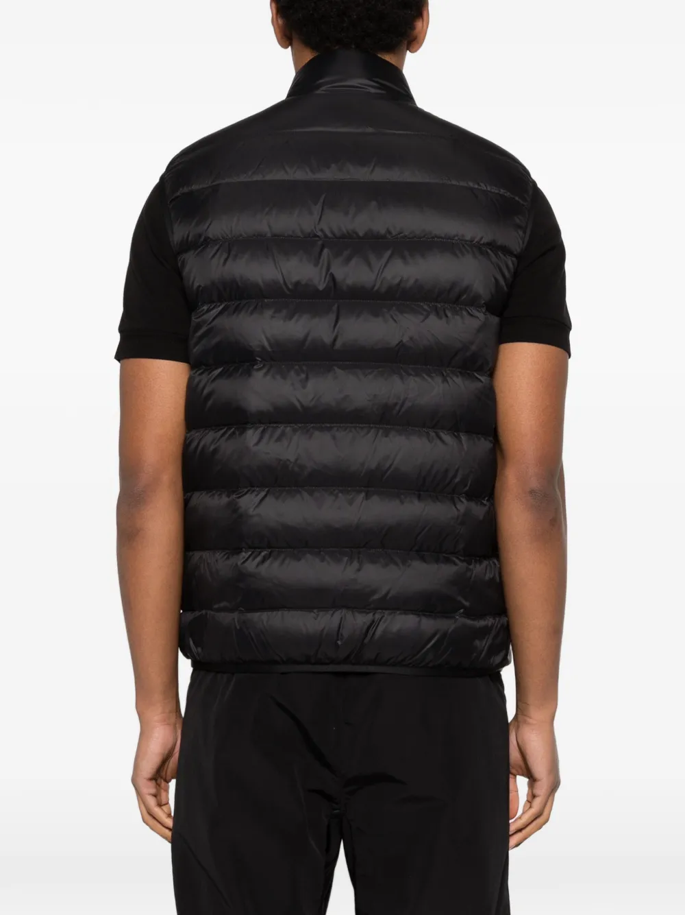 Moncler Deneb gewatteerde bodywarmer Zwart