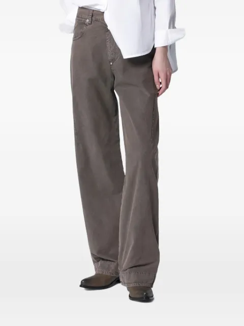 6397 pantalones anchos con tiro alto