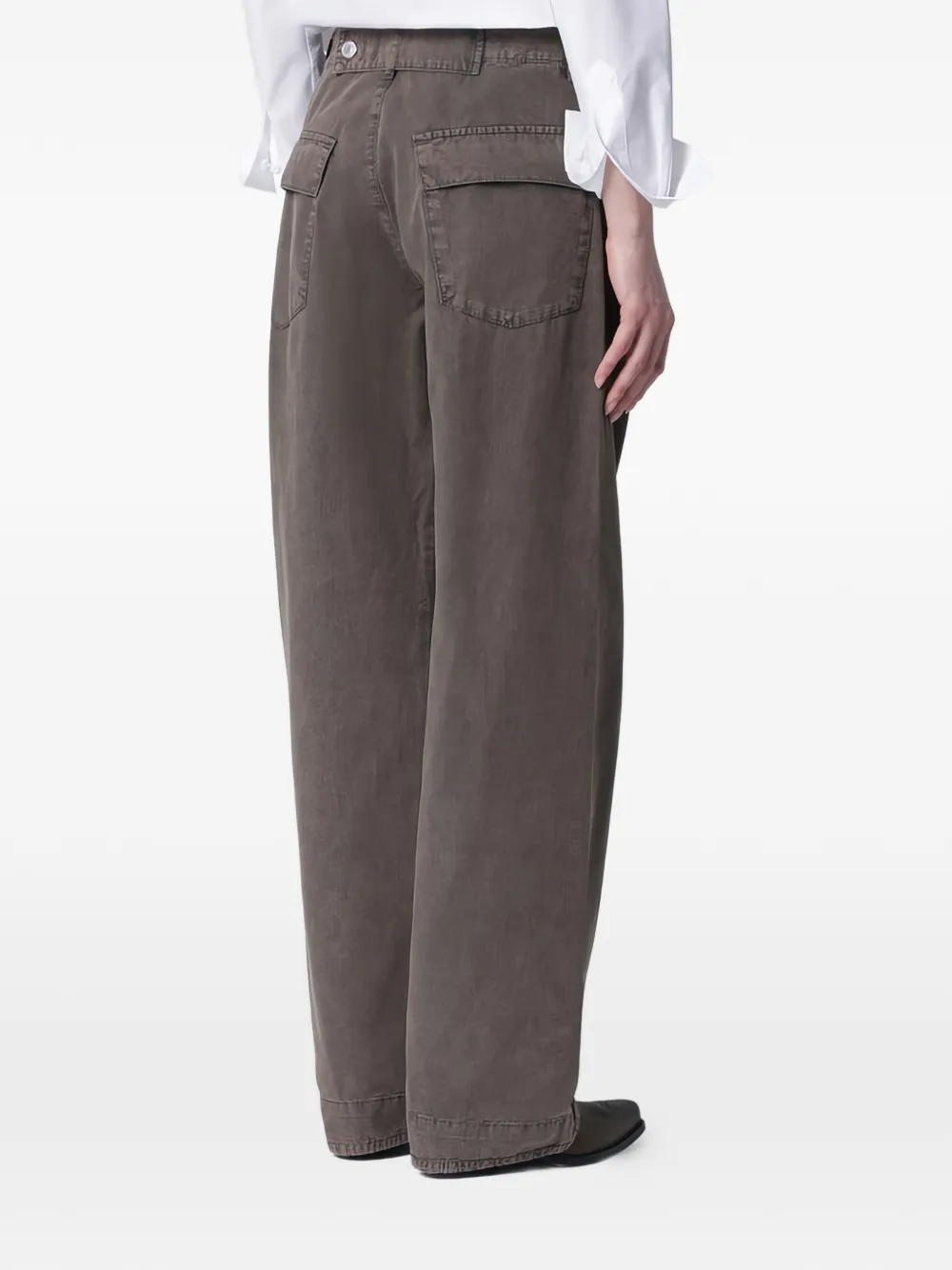 6397 High waist broek Bruin