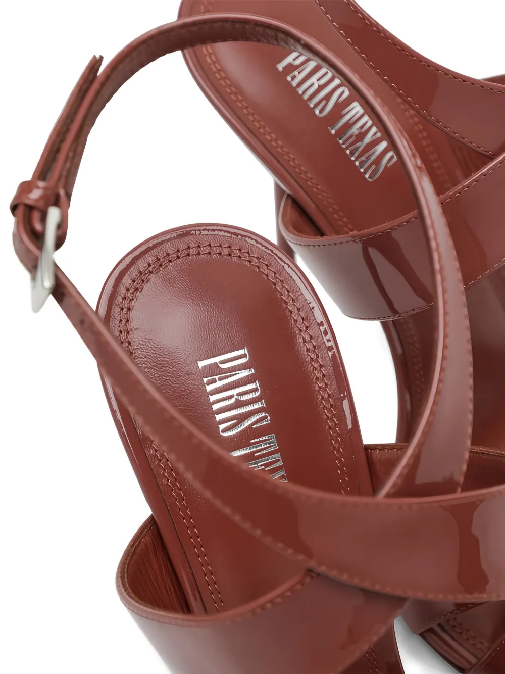 Paris Texas Lidia sandalen met gekruiste bandjes Bruin