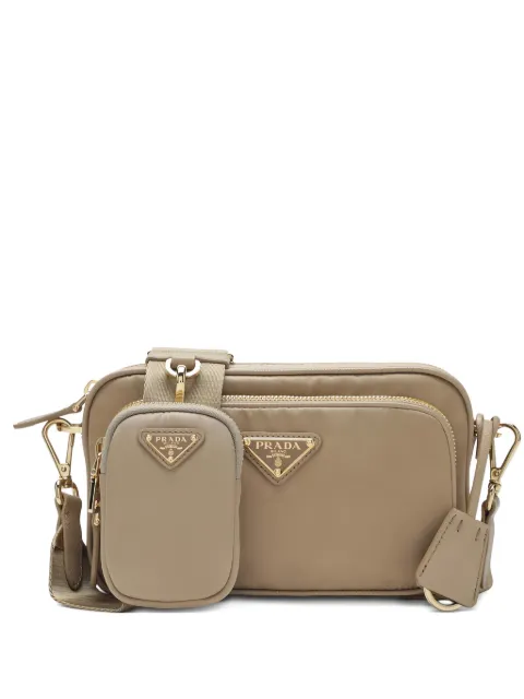 Prada Borsa a tracolla con logo a triangolo