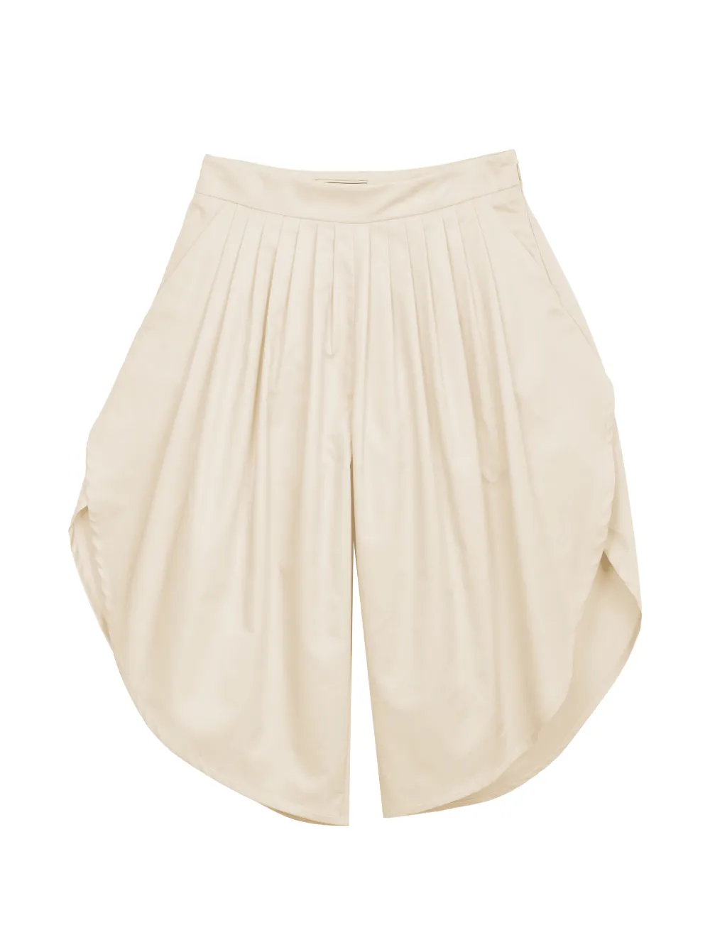 Mi Mi Sol pleated culottes trousers - Toni neutri