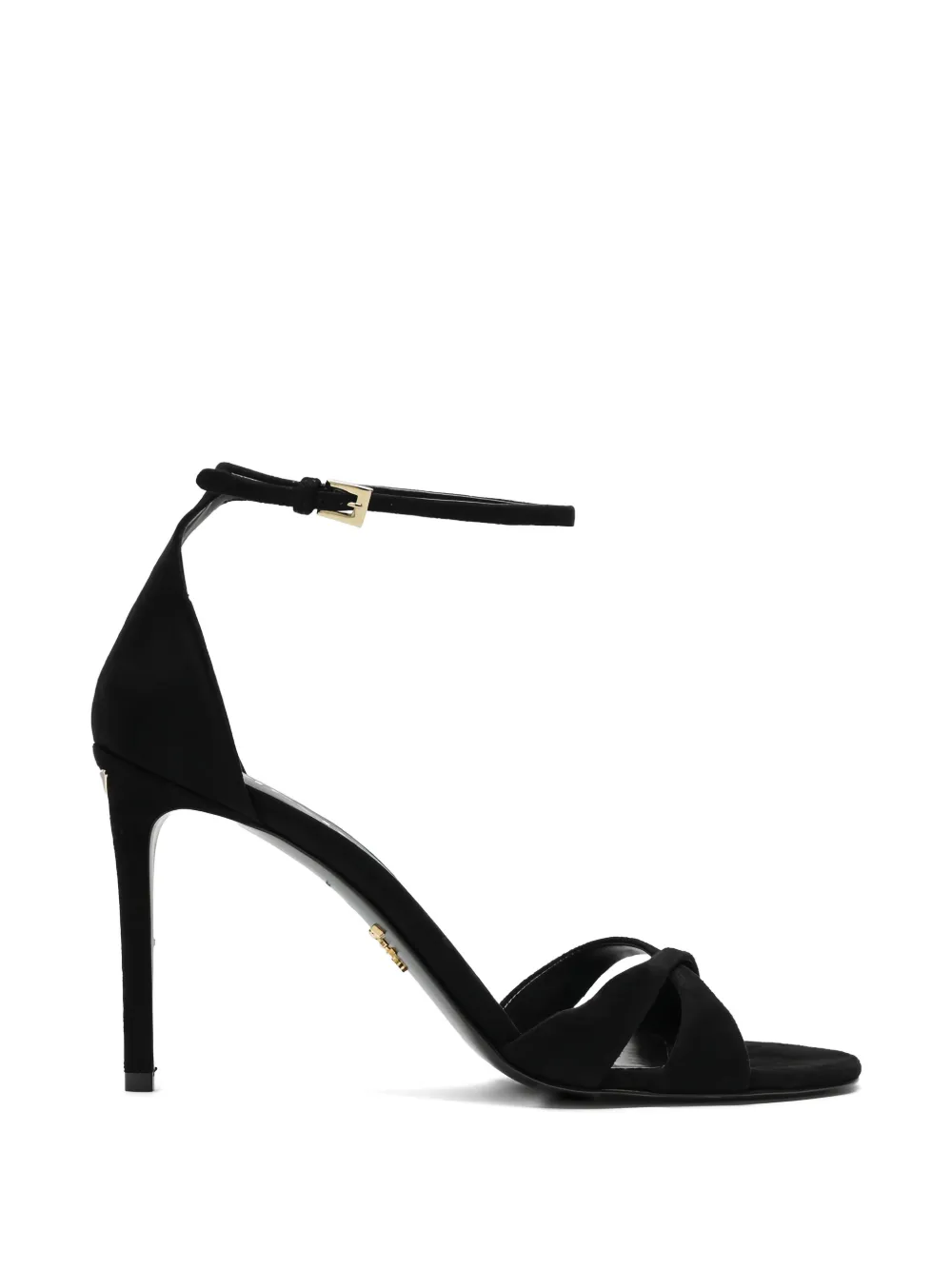 Prada criss-cross stiletto-heel sandals Zwart