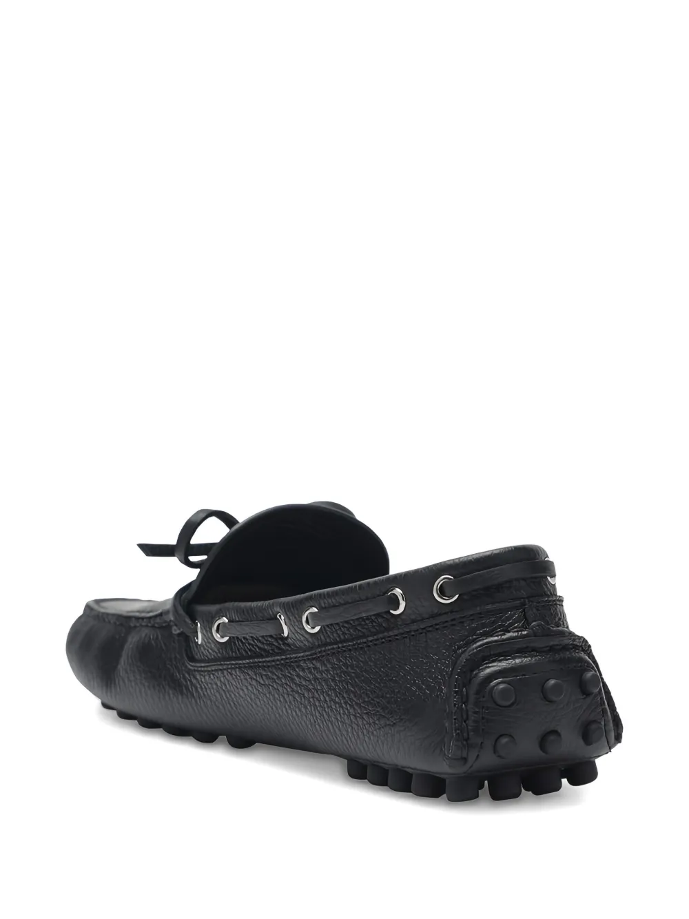 Prada Loafers met strikdetail Zwart