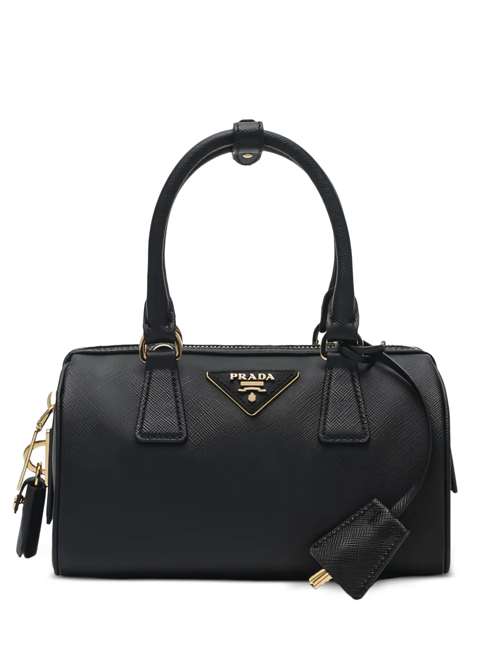 Prada Borsa tote Bauletto con manico - Nero
