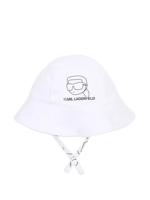 Karl Lagerfeld Kids printed sun hat