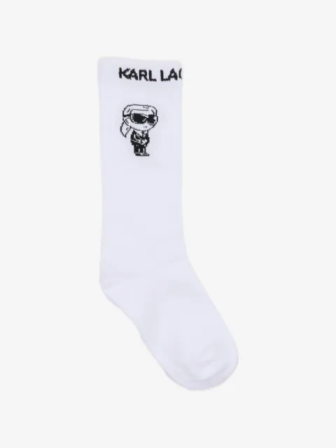 Karl Lagerfeld Kids logo-graphic socks