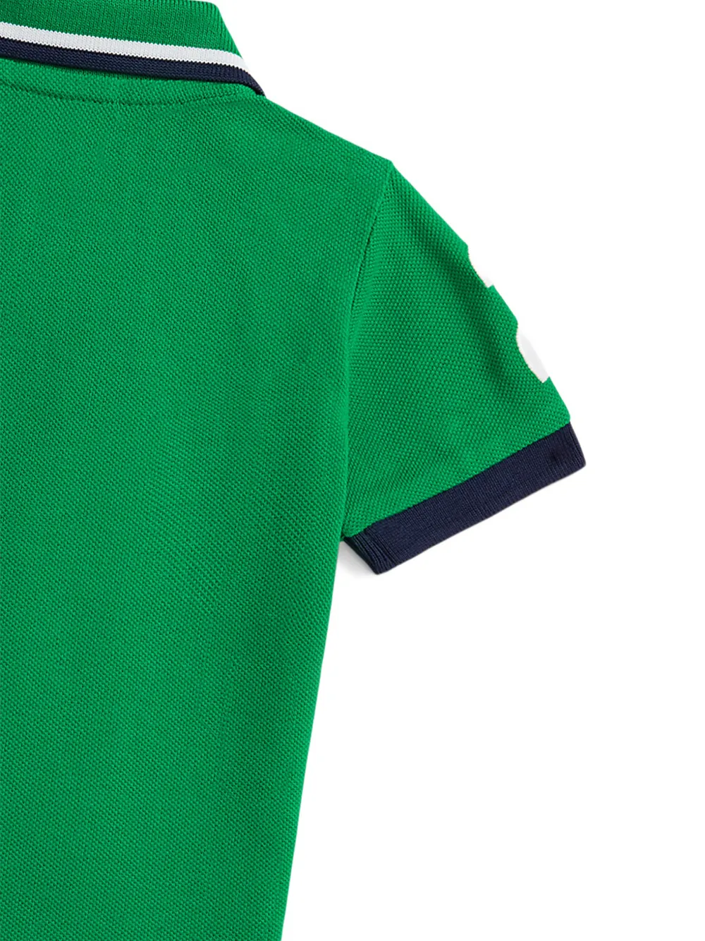 POLO RALPH LAUREN KIDS Poloshirt met colourblocking en borduurwerk Groen