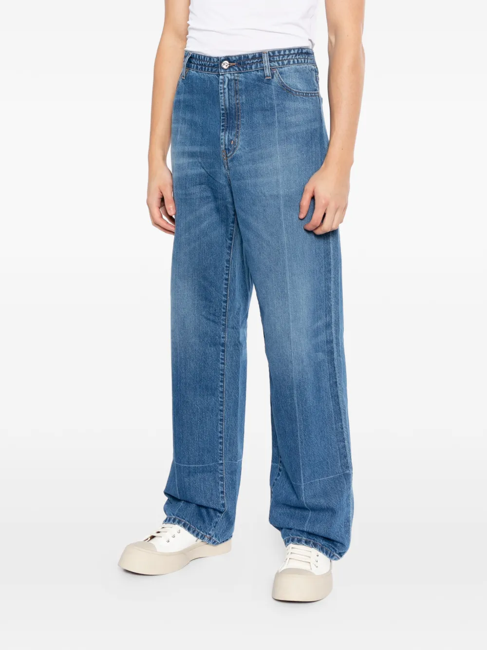  Setchu Straight-leg Jeans - Blue 