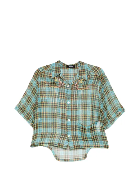 Undercover plaid shirt