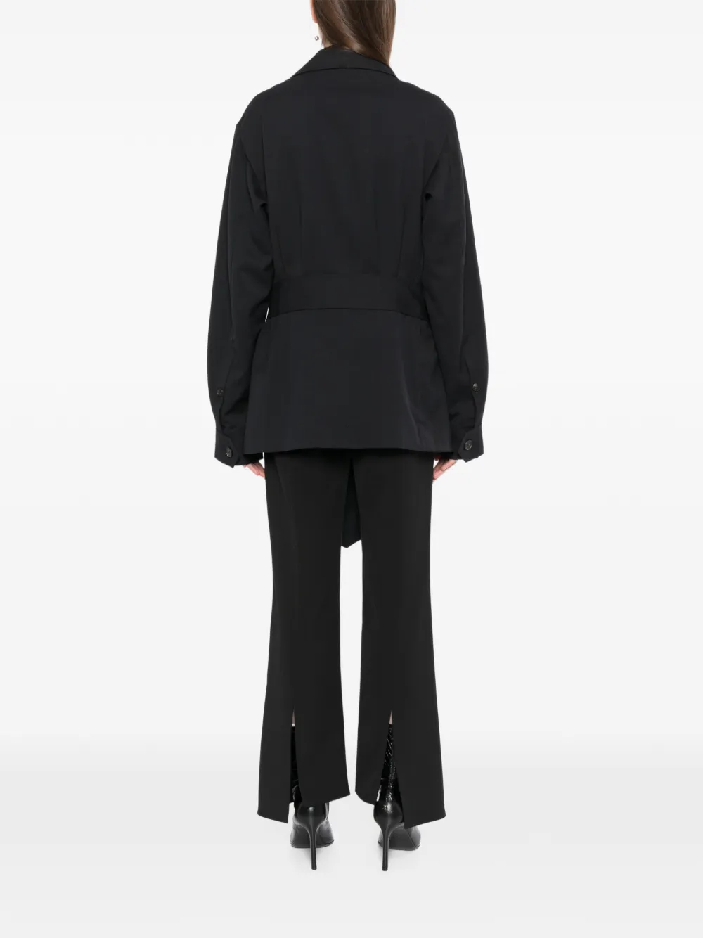  Setchu Belted Jacket - Blue 