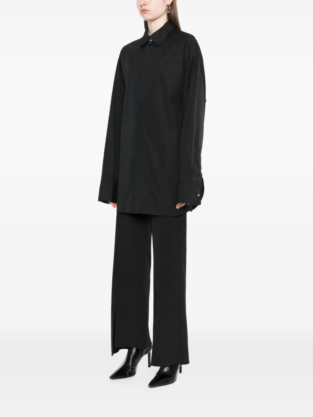  Setchu Camisa De Algodón - Negro 