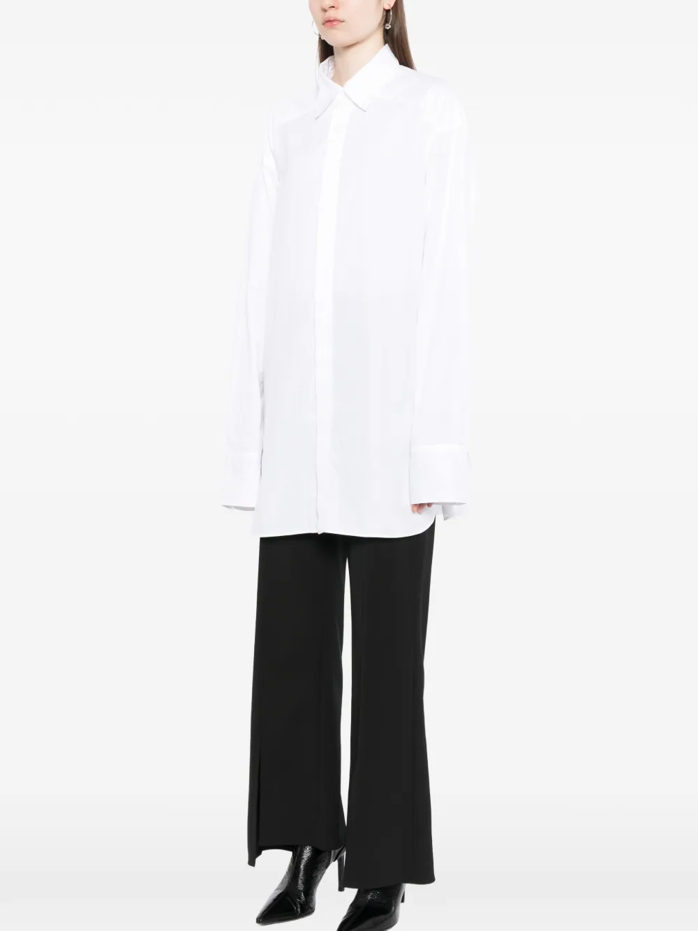  Setchu Camicia In Cotone - Bianco 