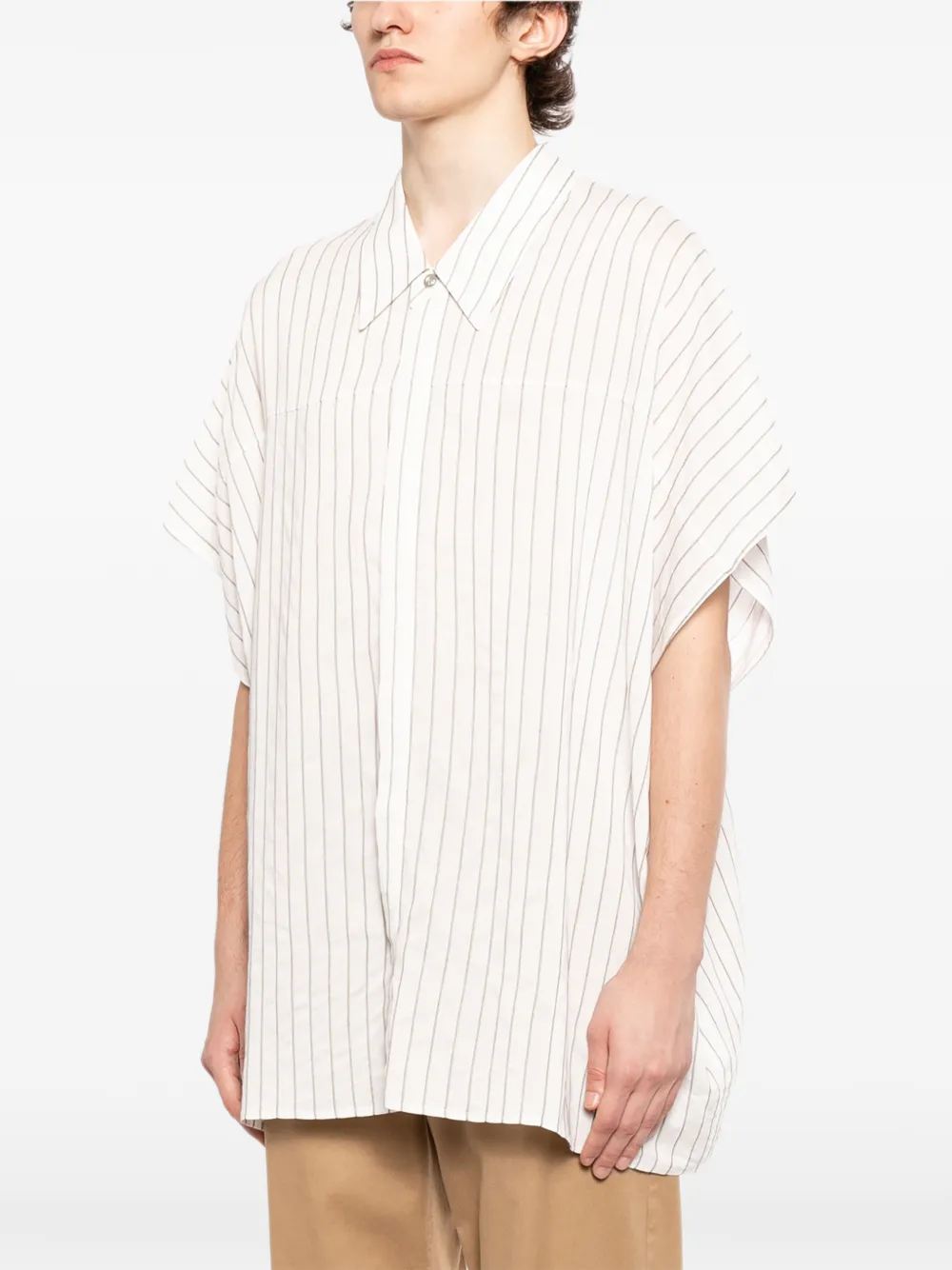  Oamc Striped Shirt - White 