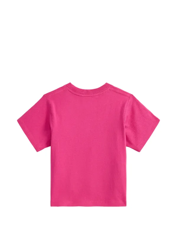 POLO RALPH LAUREN KIDS logo-embroidered short-sleeve T-shirt