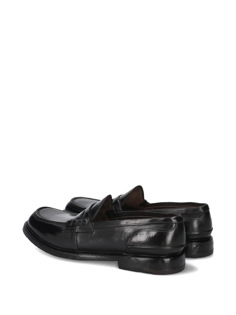 Premiata Leren loafers Zwart
