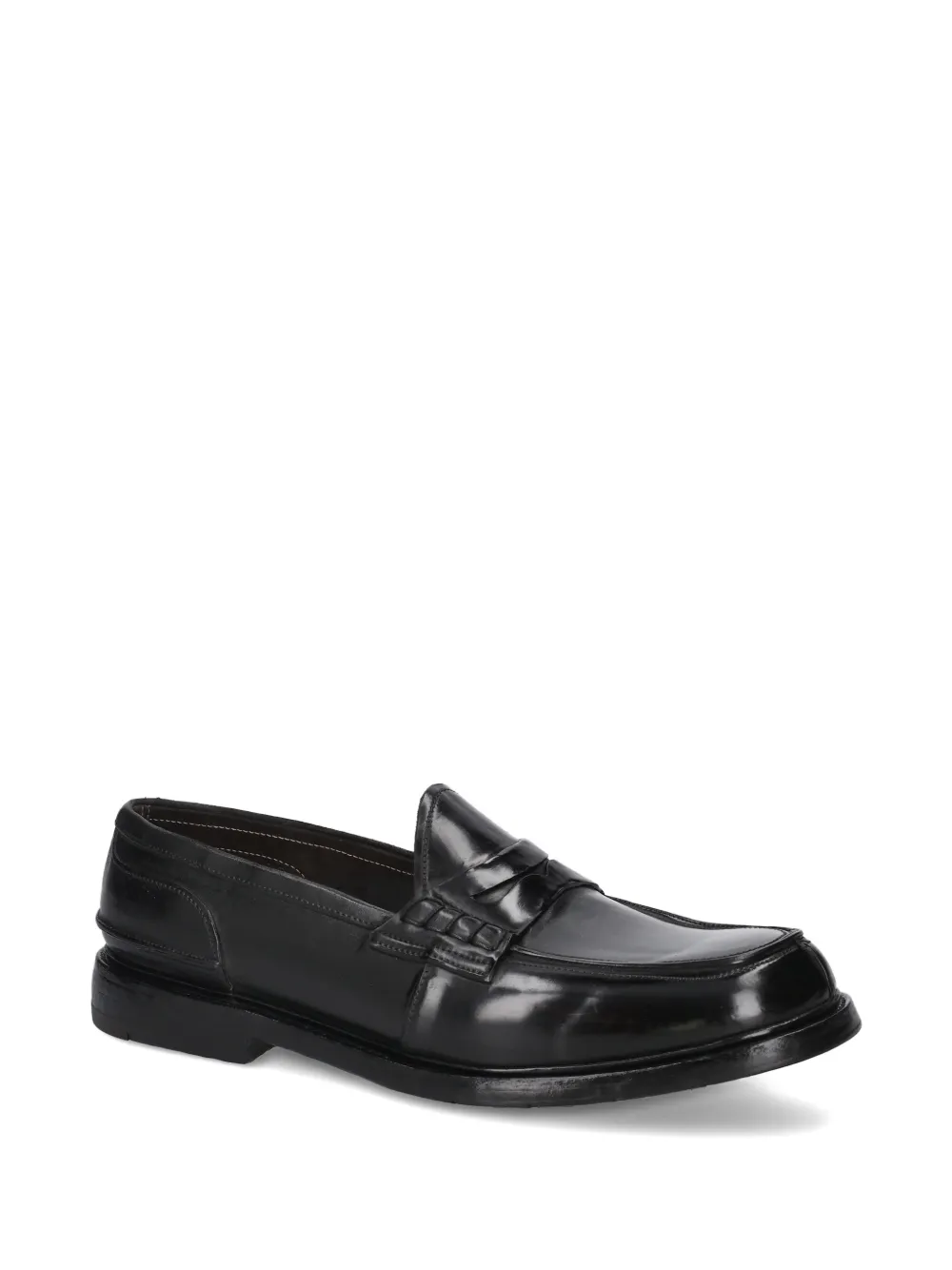 Premiata Leren loafers Zwart