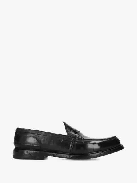 Premiata woven leather loafers