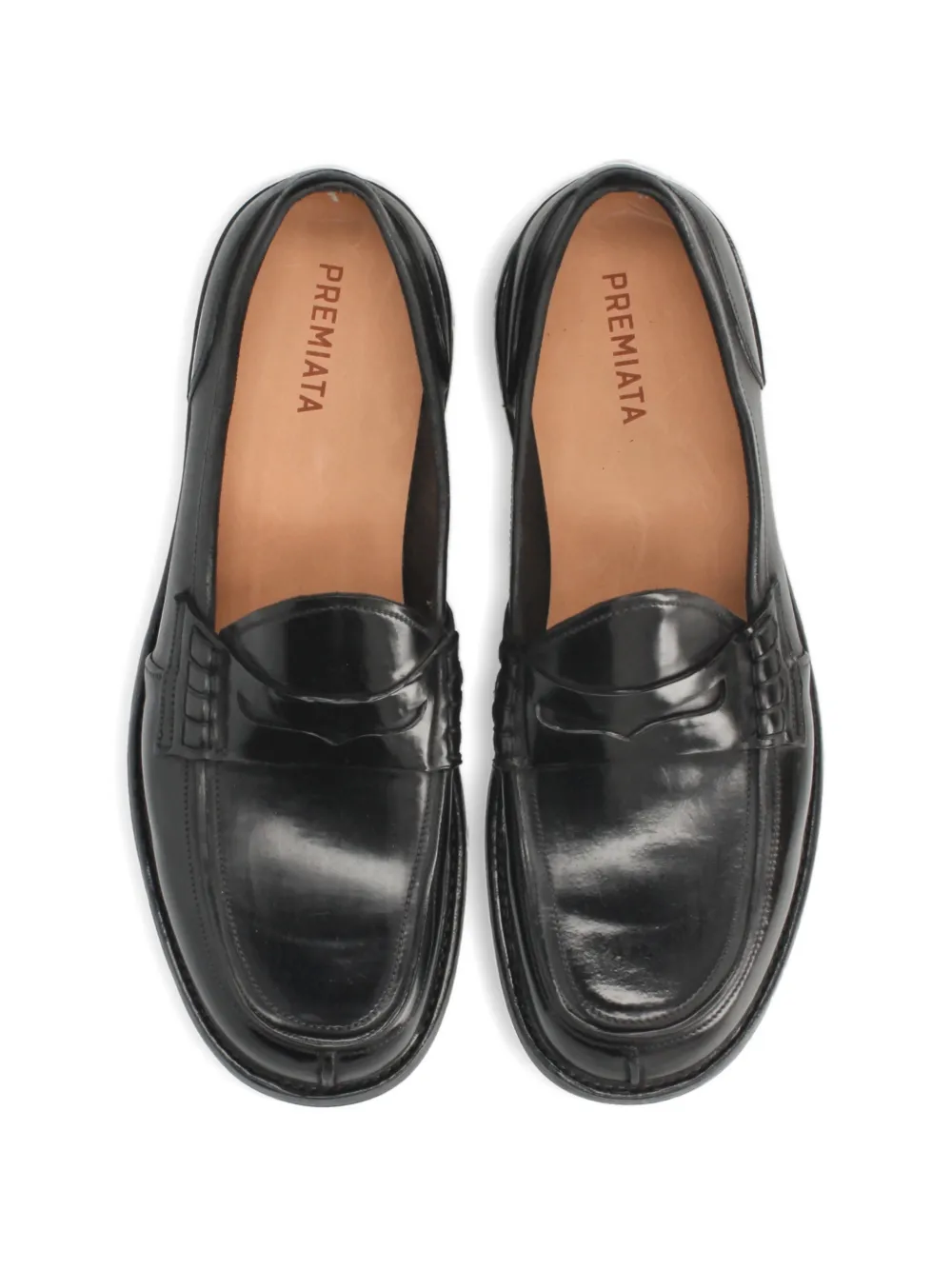 Premiata Leren loafers Zwart