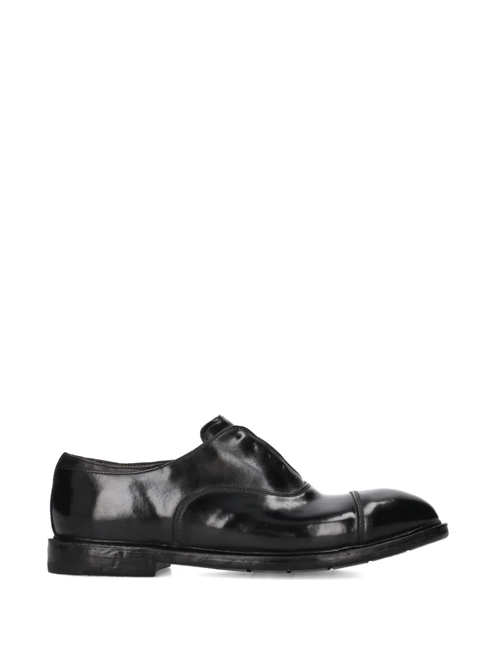 Premiata abner leather oxford shoes Zwart