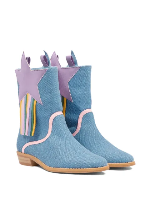 Stella McCartney Kids Bota com franjas e motivo de estrela