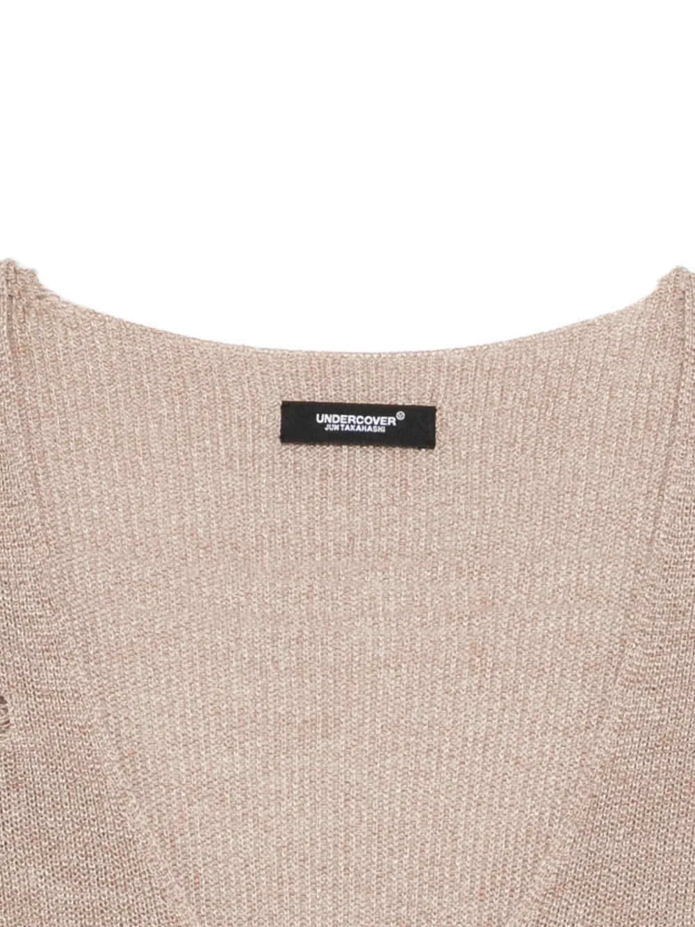  Undercover Knitted Vest - Brown 
