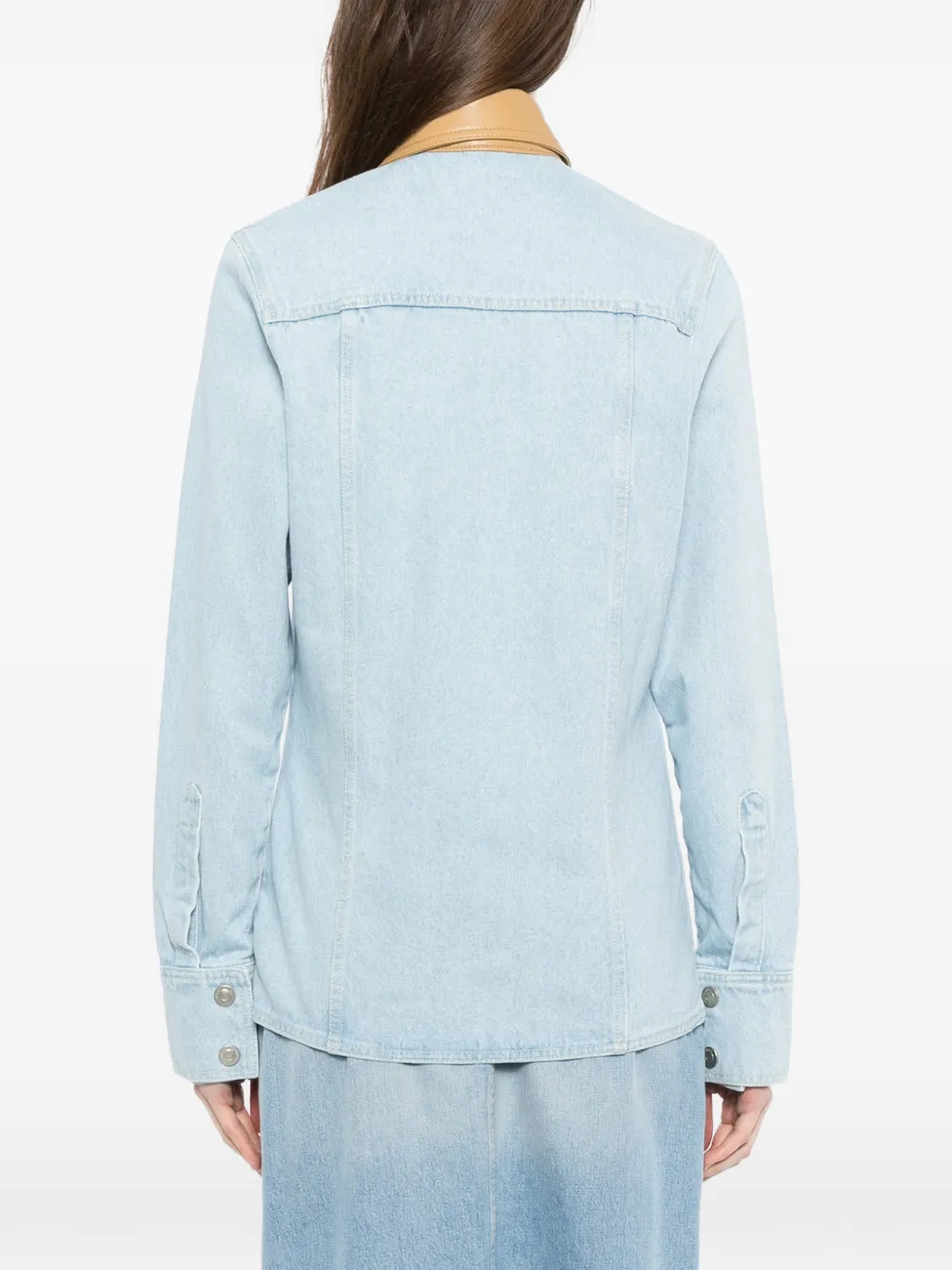 Exposed-Seam Cotton Shirt