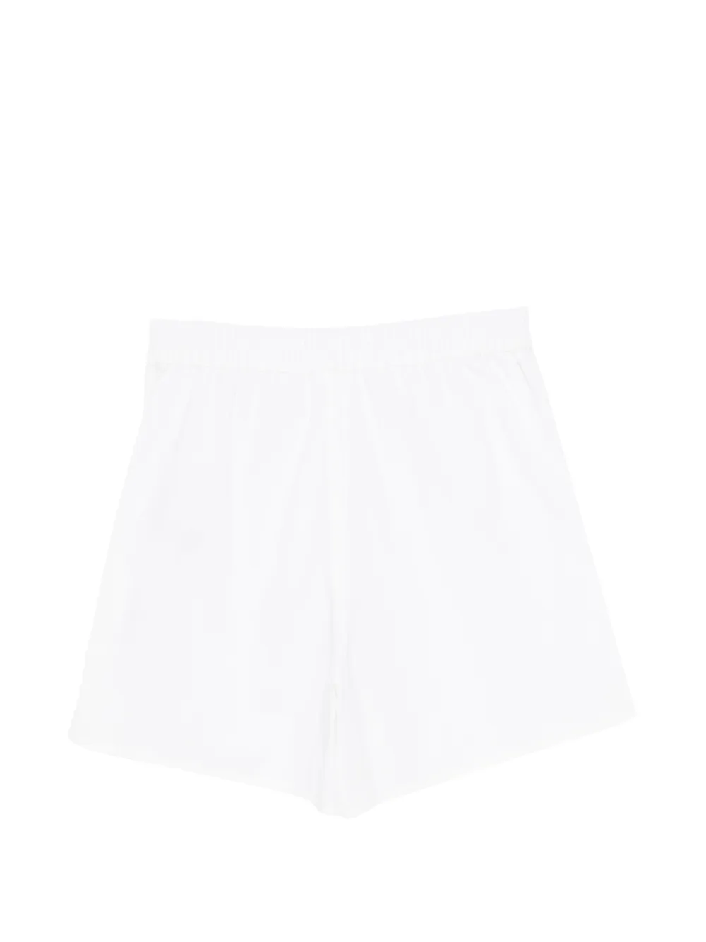 Marine Serre Shorts met elastische tailleband Wit
