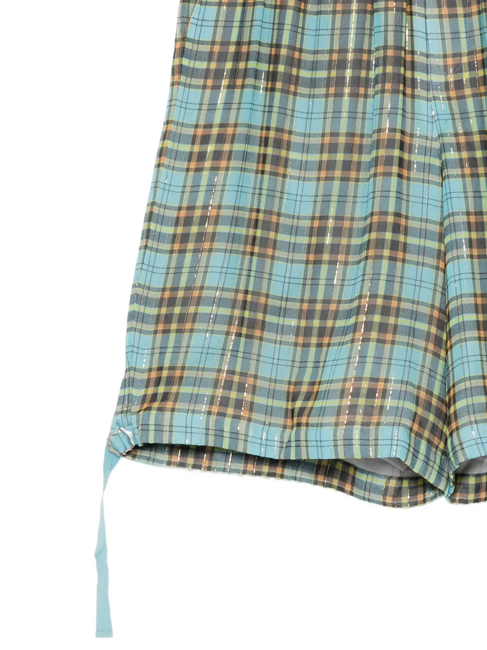  Undercover Plaid Shorts - Blue 
