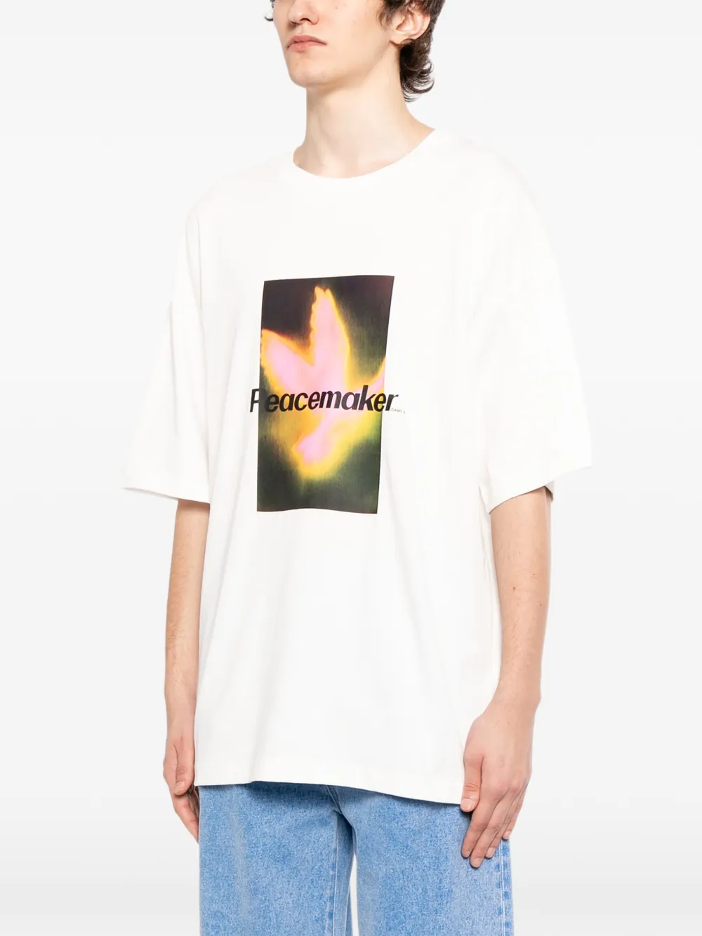  Oamc Peacemaker Bird T-shirt - White 