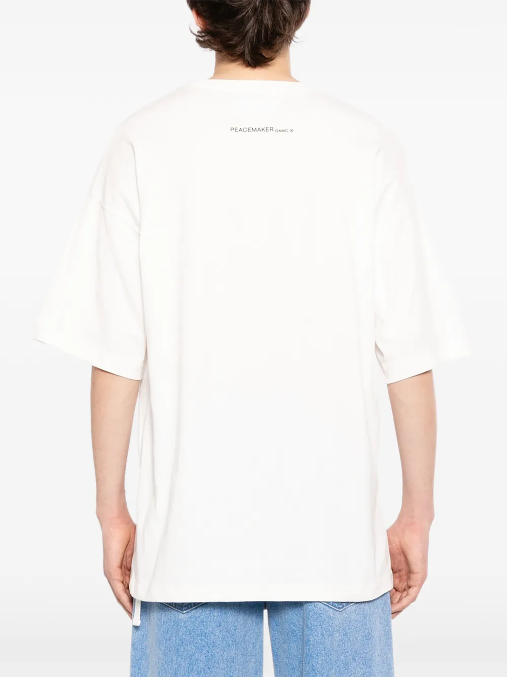 OAMC Peacemaker T-shirt met vogel Wit