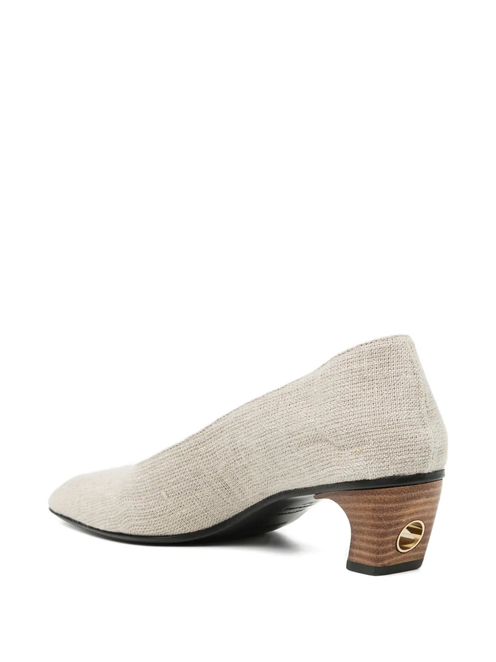  Setchu 40mm Origami Pumps - Neutrals 