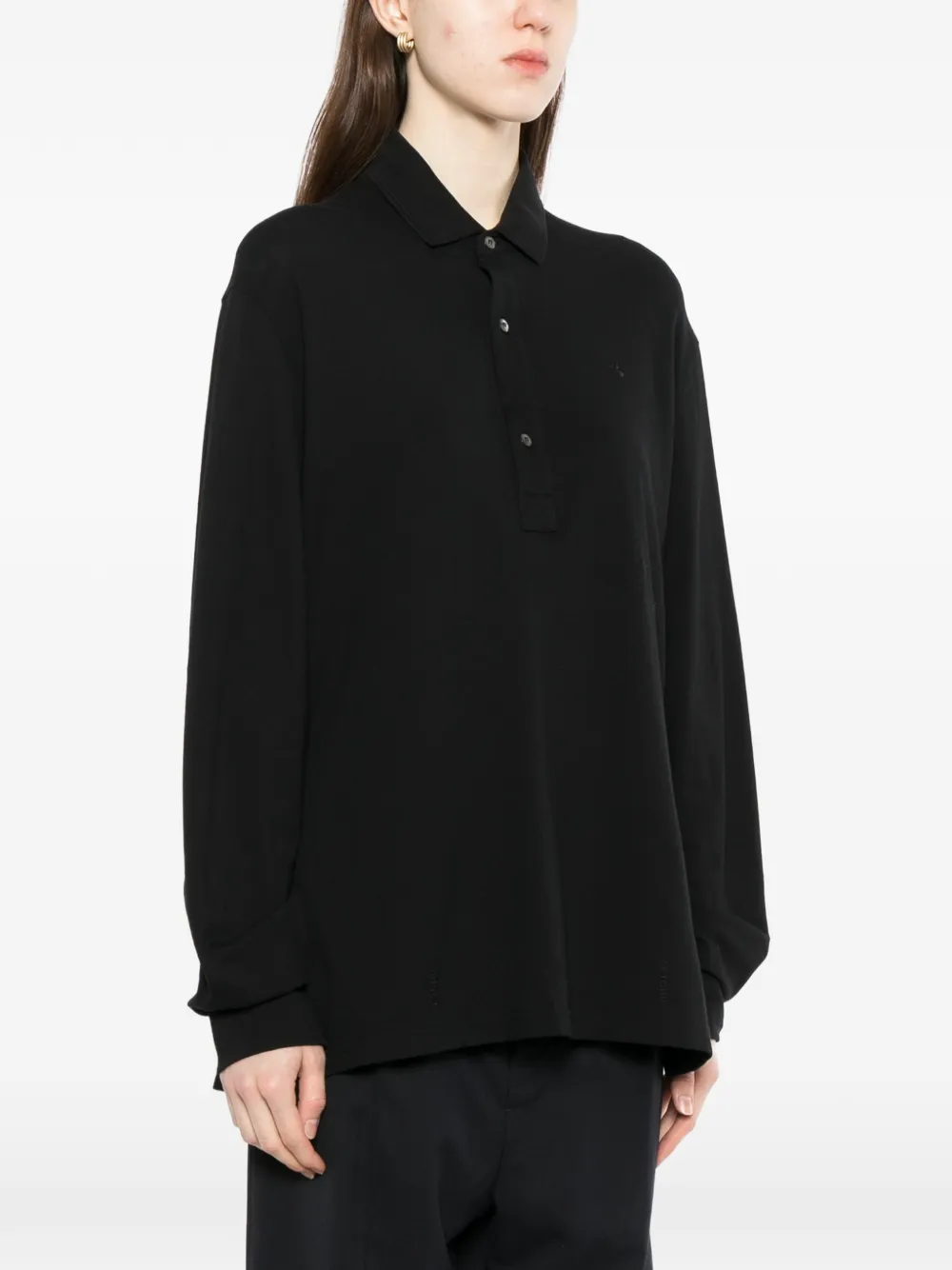  Setchu Polo Con Logo Bordado - Marrón 