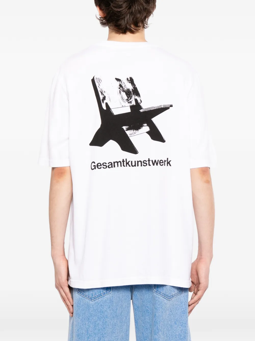 OAMC T-shirt met logo Wit