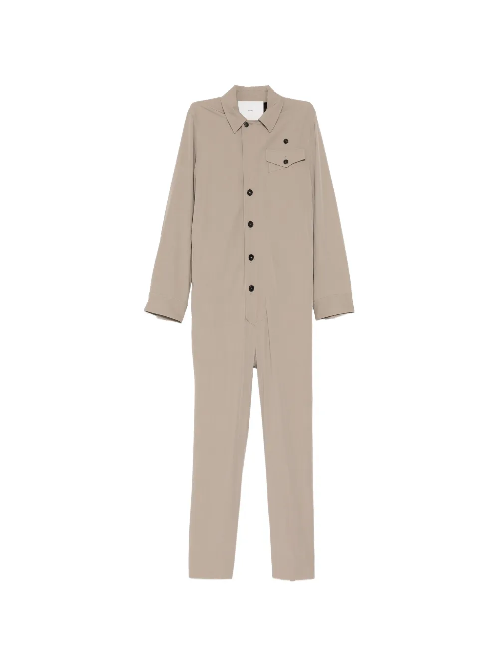 Setchu button belted jumpsuit - Toni neutri