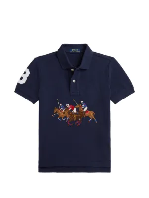 ✨超希少✨ POLO by Ralph Lauren XL 紺ブレ y2k POLO RALPH LAUREN KIDS Big Pony Polo Shirt | Blue | FARFETCH ZA