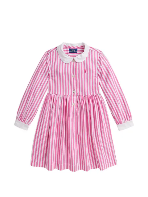 POLO RALPH LAUREN KIDS striped collared dress