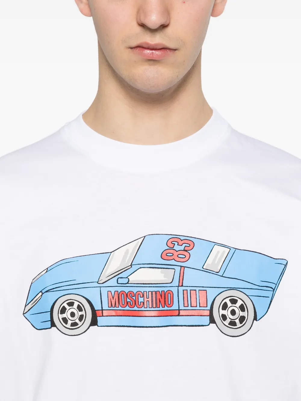 Moschino Overhemd met print Wit