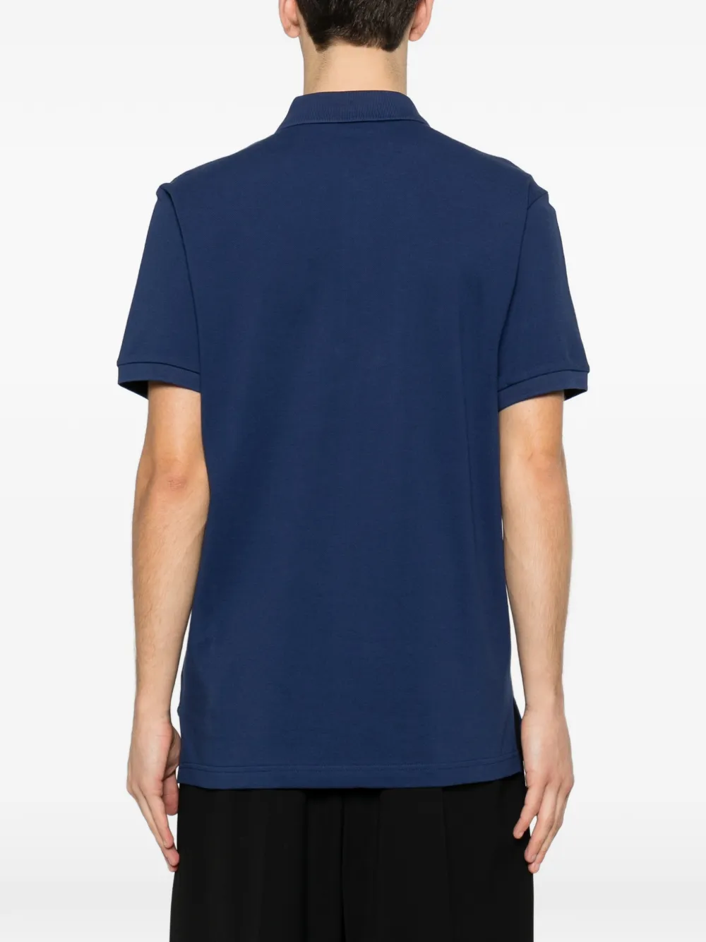 Moschino Poloshirt met logoprint Blauw