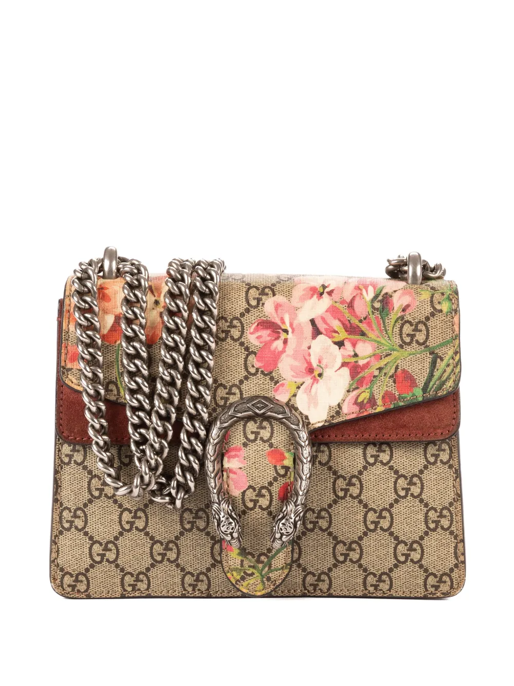 Gucci Pre-Owned mini Blooms Dionysus chain-strap shoulder bag - Toni neutri