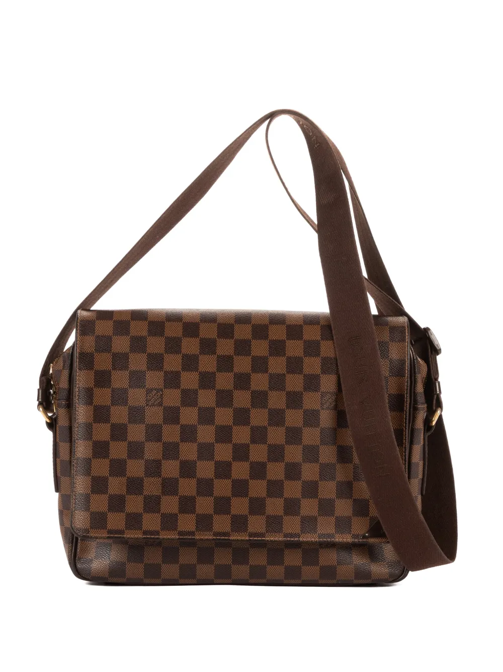 Louis Vuitton Pre-Owned MM Shelton Damier adjustable-strap shoulder bag - Braun
