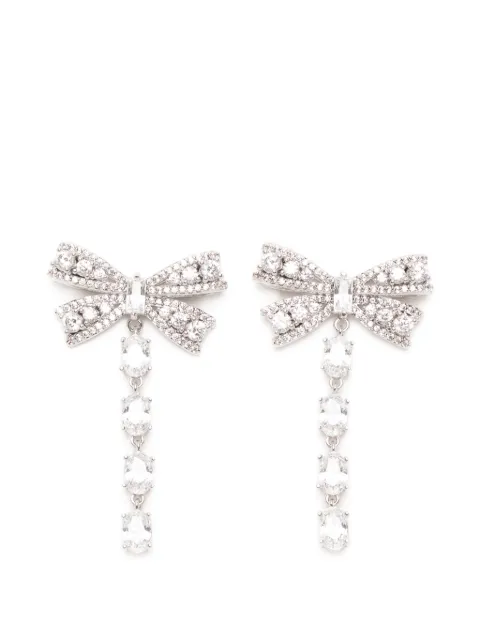 Self-Portrait aretes con detalles de cristal