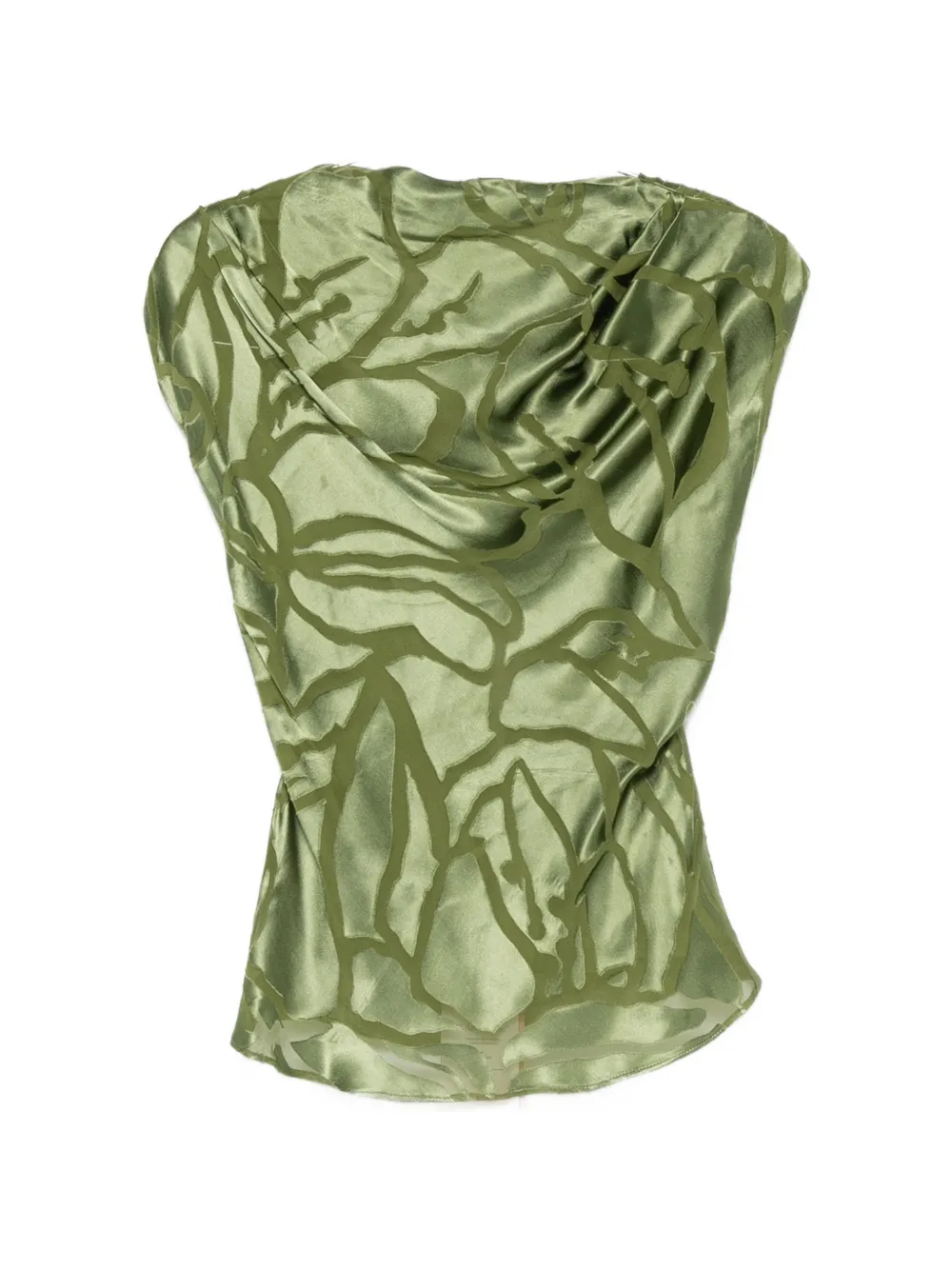 Cult Gaia Monette cowl-neck top - Verde