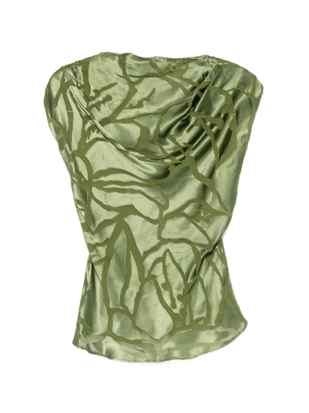 Cult Gaia Monette cowl-neck top - Verde