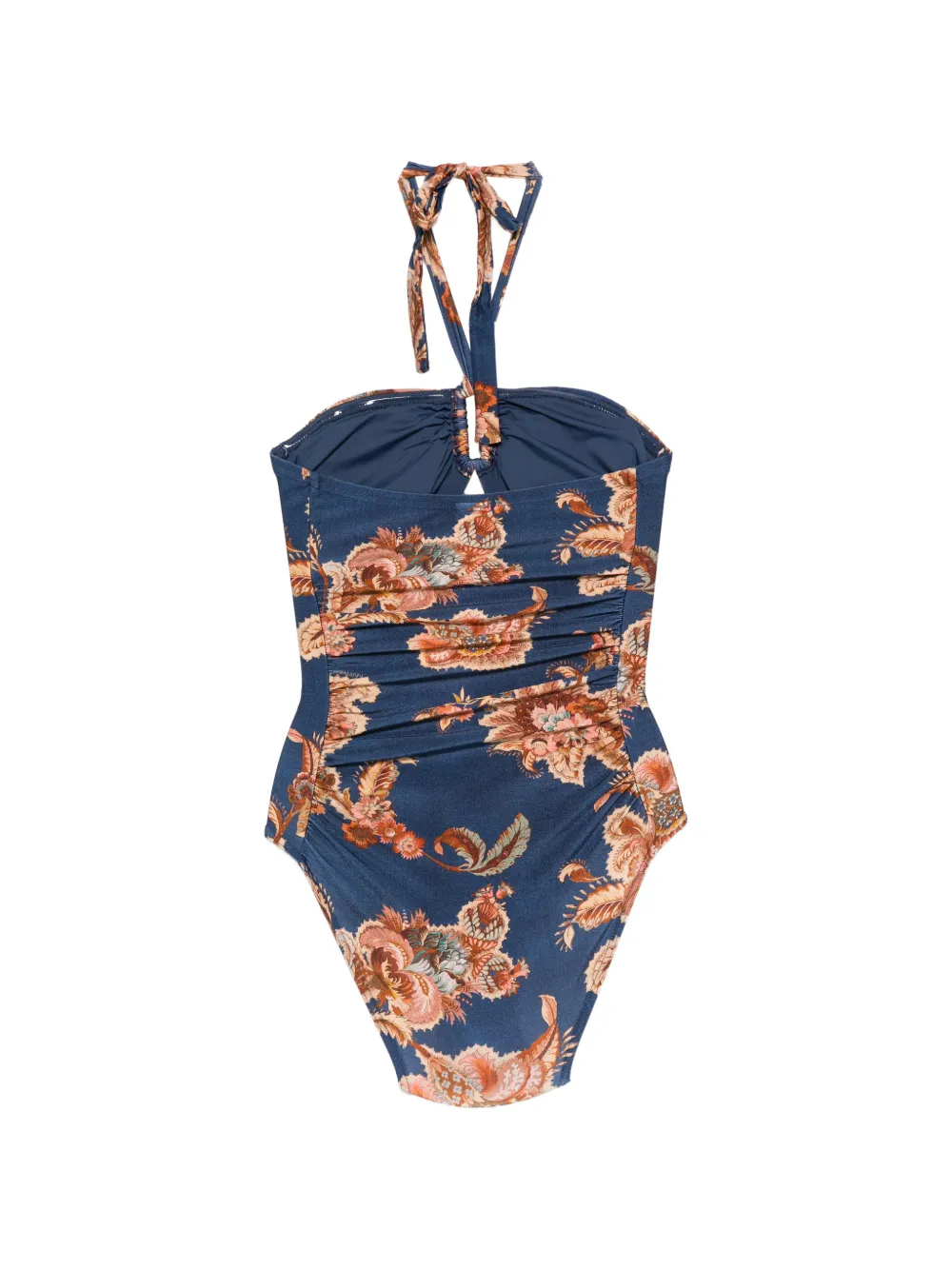 ZIMMERMANN Aster badpak met bloemenprint Blauw