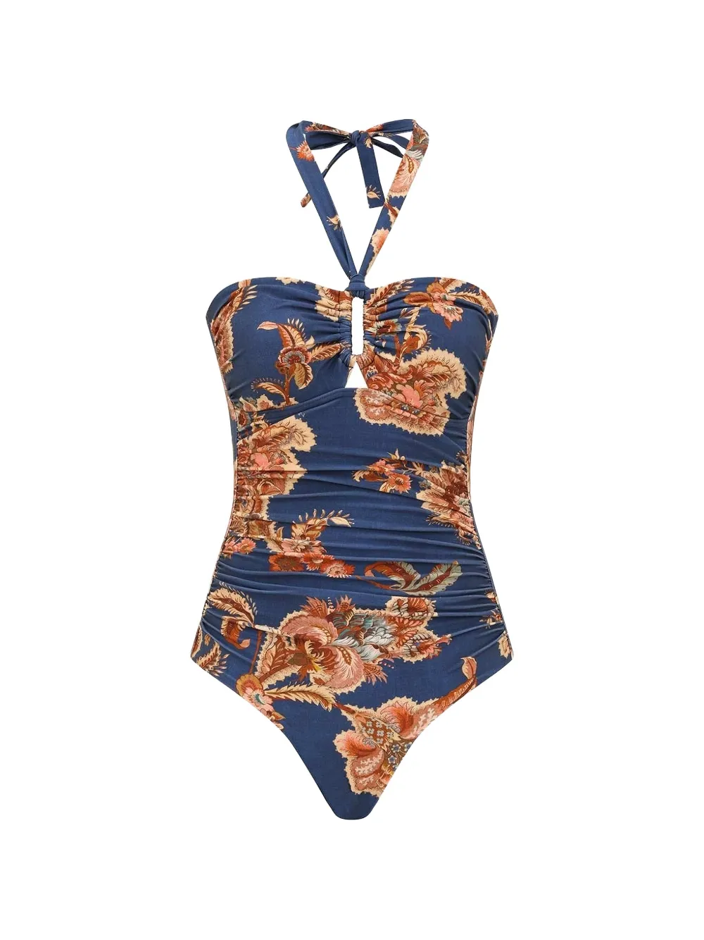 ZIMMERMANN Aster 1 PC badpak met wijde schakels Blauw